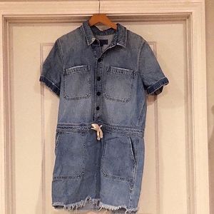 Lucky Brand-Denim Dress-Size Large